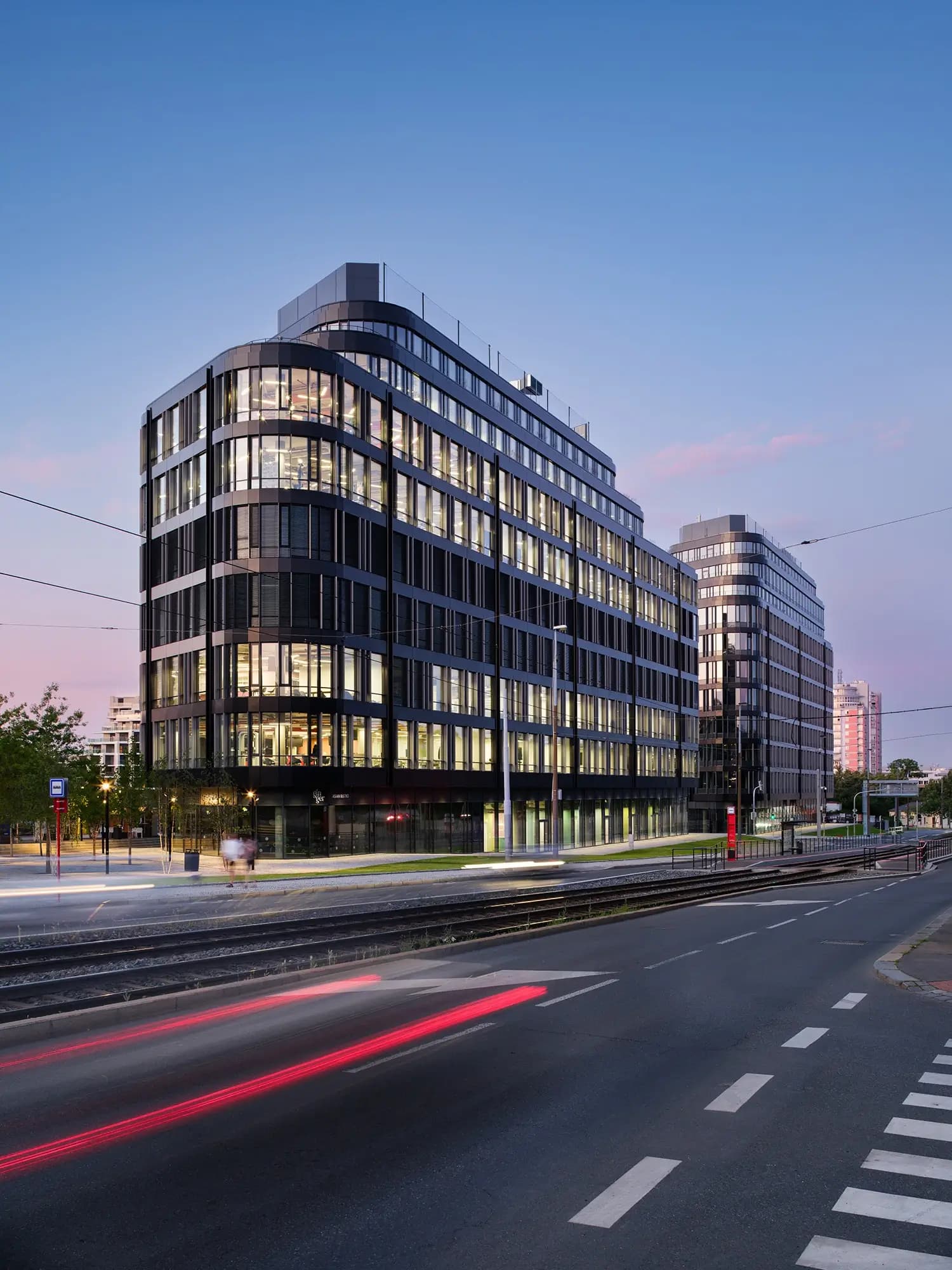 Active rádio, active group, kanceláře Hagibor, sídlo, foto budovy